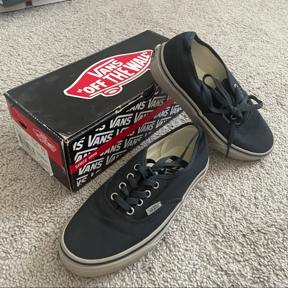 authentic vans - ebony/ice grey